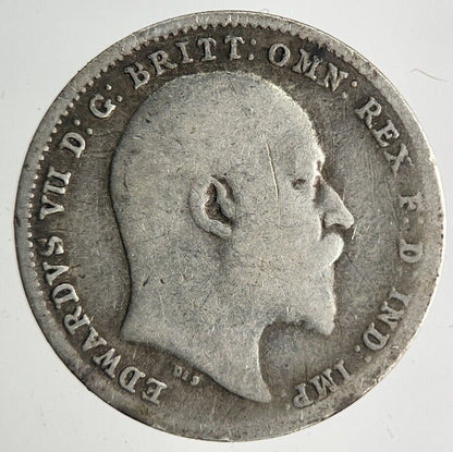 1902 Edward VII Threepence Silver Coin | Collectable Grade