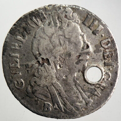 1697 William III Sixpence Silver Coin | Fine Collectable Grade | a4671
