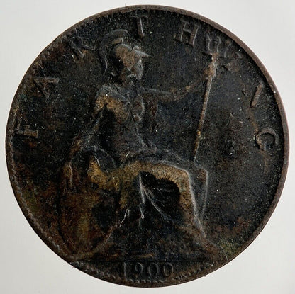 1900 Victoria Farthing Coin | Collectable Grade