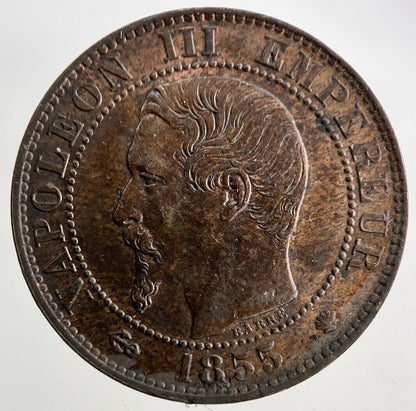 1855 France 5 Centimes Coin | Very High Grade