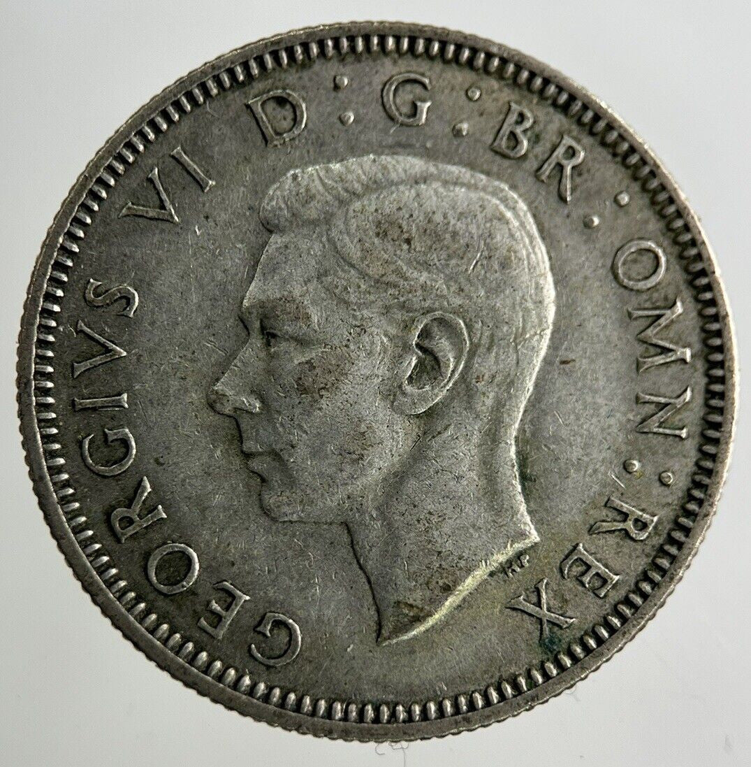 1938 George VI Shilling Silver Coin | Fine Collectable Grade
