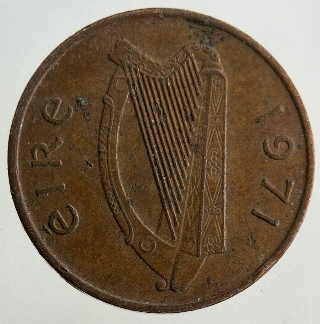 1971 Irish 1p One - Pence Coin | Fine Collectable Grade
