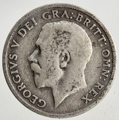 1918 George V Sixpence Silver Coin | Fair Grade