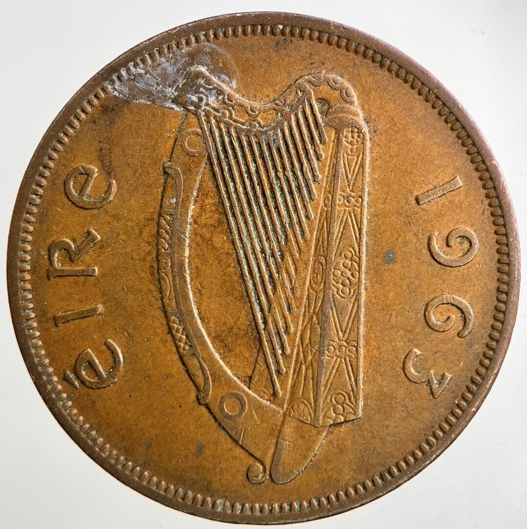 1963 Irish One Penny Coin | Fine Collectable Grade