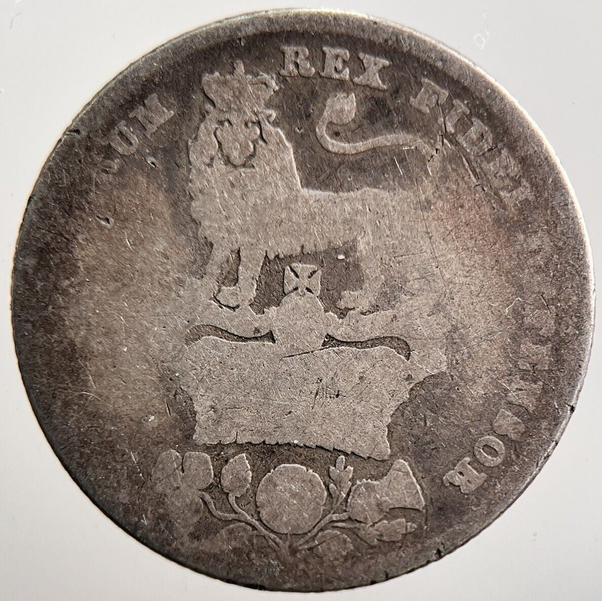 1826 George IV One Shilling Silver Coin | Fair Grade | a3535