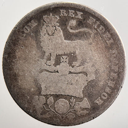 1826 George IV One Shilling Silver Coin | Fair Grade | a3535