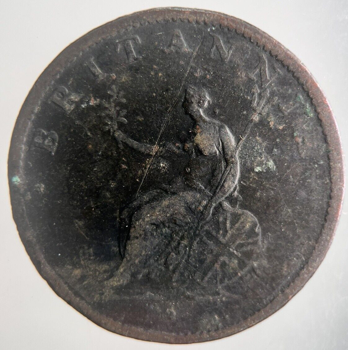 1807 George III 3rd Half - Penny Coin | Collectable Grade | a4389