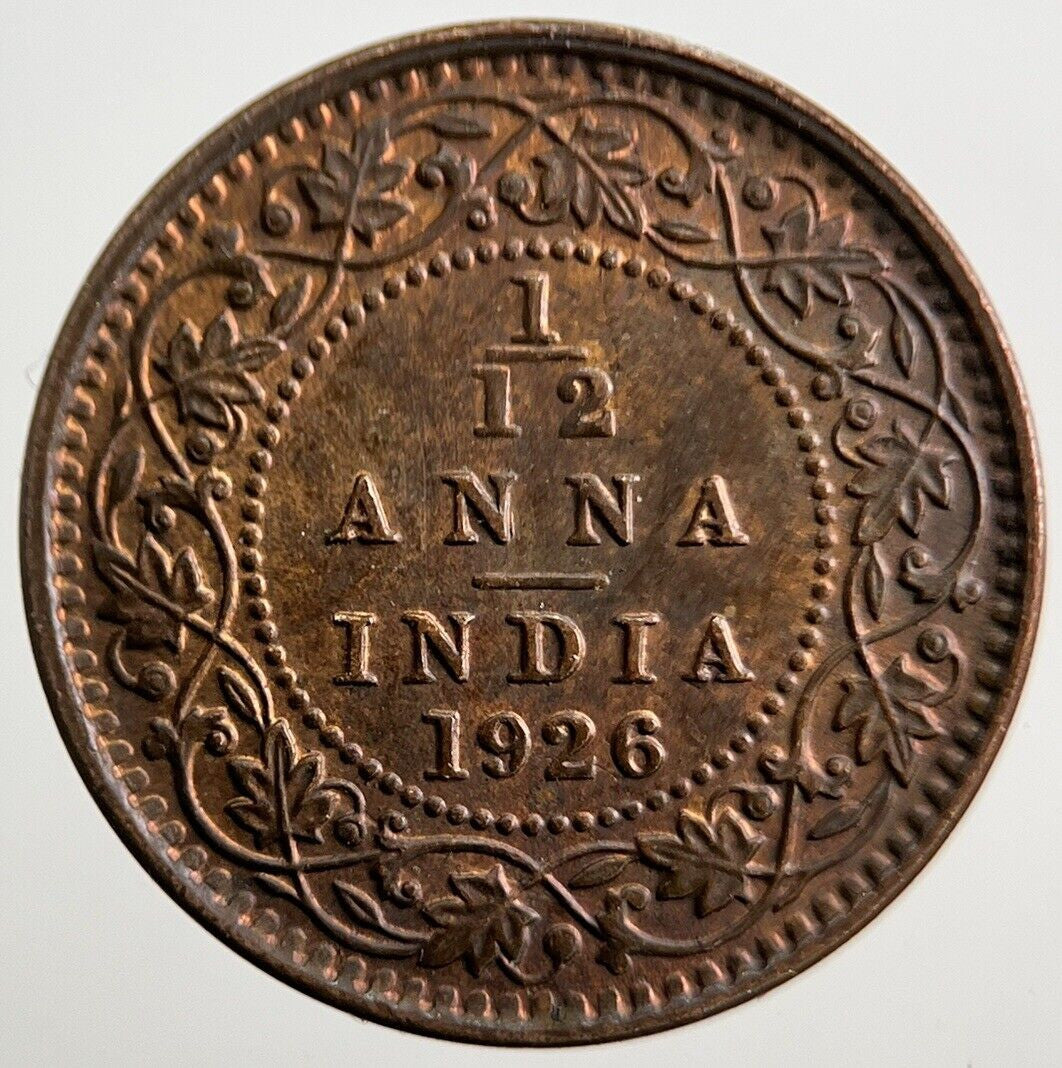 1926 India 1/12 Anna Coin | Very High Grade | a2290