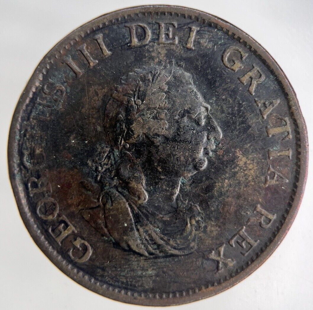 1799 George III 3rd Half - Penny Coin | Very High Grade