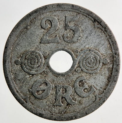 1944 Denmark 25 Ore Coin | Fine Collectable Grade