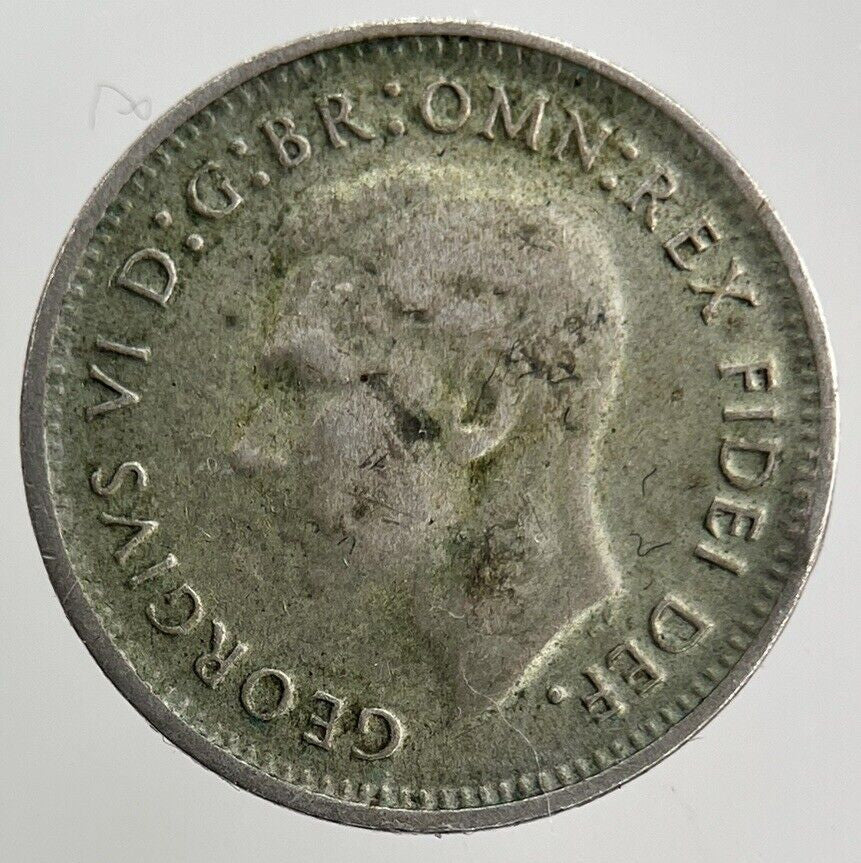 1949 Australia Threepence Silver Coin | Fine Collectable Grade