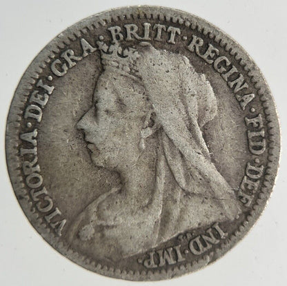 1901 Victoria Threepence Silver Coin | Collectable Grade