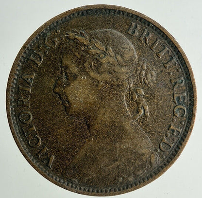 1893 Victoria Farthing Coin | Fine Collectable Grade