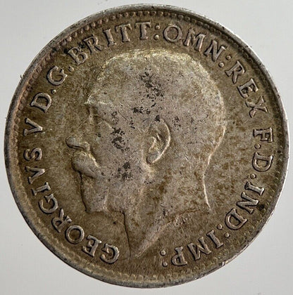 1918 George V Threepence Silver Coin | Very High Grade | a8579