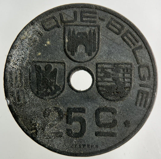 1943 Belgium 25 Centimes Coin | Collectable Grade