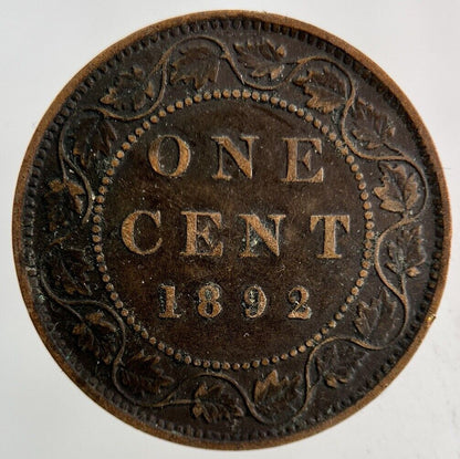 1892 Canada One Cent Coin | Fine Collectable Grade