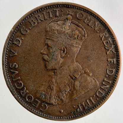 1917 Australia Half - Penny Coin | Fine Collectable Grade