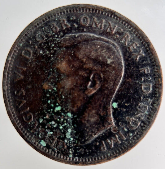 1943 George VI Half - Penny Coin | Fine Collectable Grade