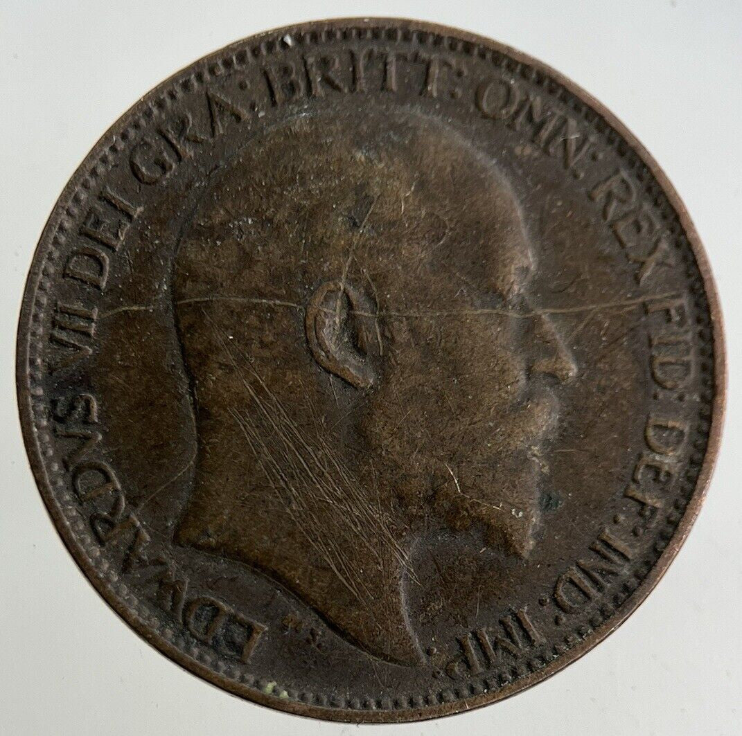 1902 Edward VII Farthing Coin | Fine Collectable Grade