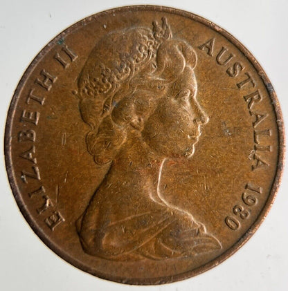 1980 Australia 2 Cents Coin | Very High Grade