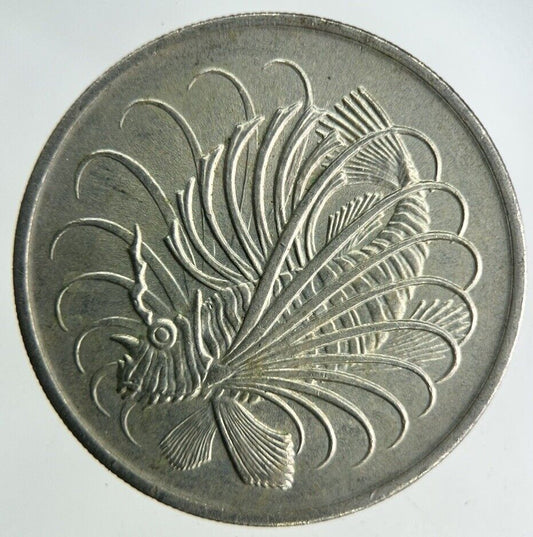 1970 Singapore 50 Cents Coin | Fine Collectable Grade