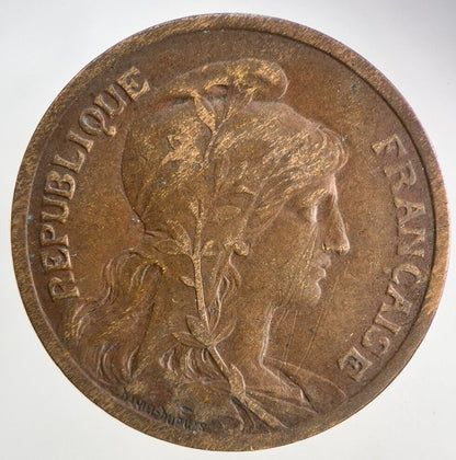 1917 France 10 Centimes Coin | Fine Collectable Grade