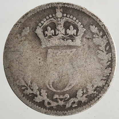 1896 Victoria Silver Threepence Coin | Collectable Grade