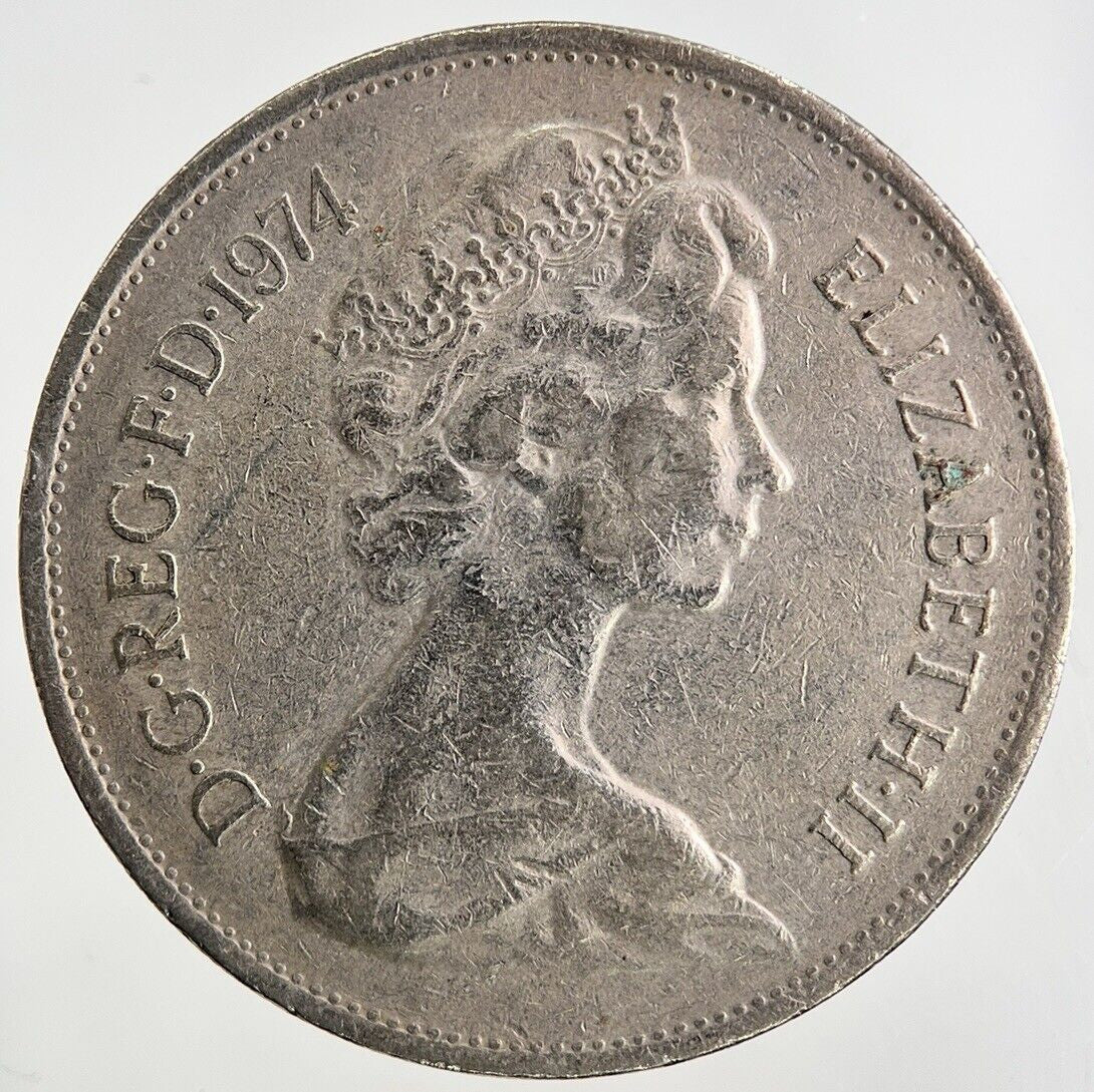 1974 Elizabeth II 2nd 10p Ten - Pence Coin | Fine Collectable Grade