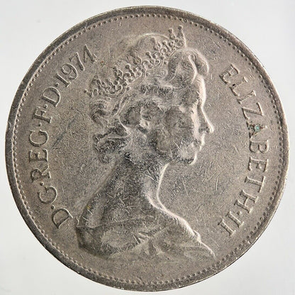 1974 Elizabeth II 2nd 10p Ten - Pence Coin | Fine Collectable Grade