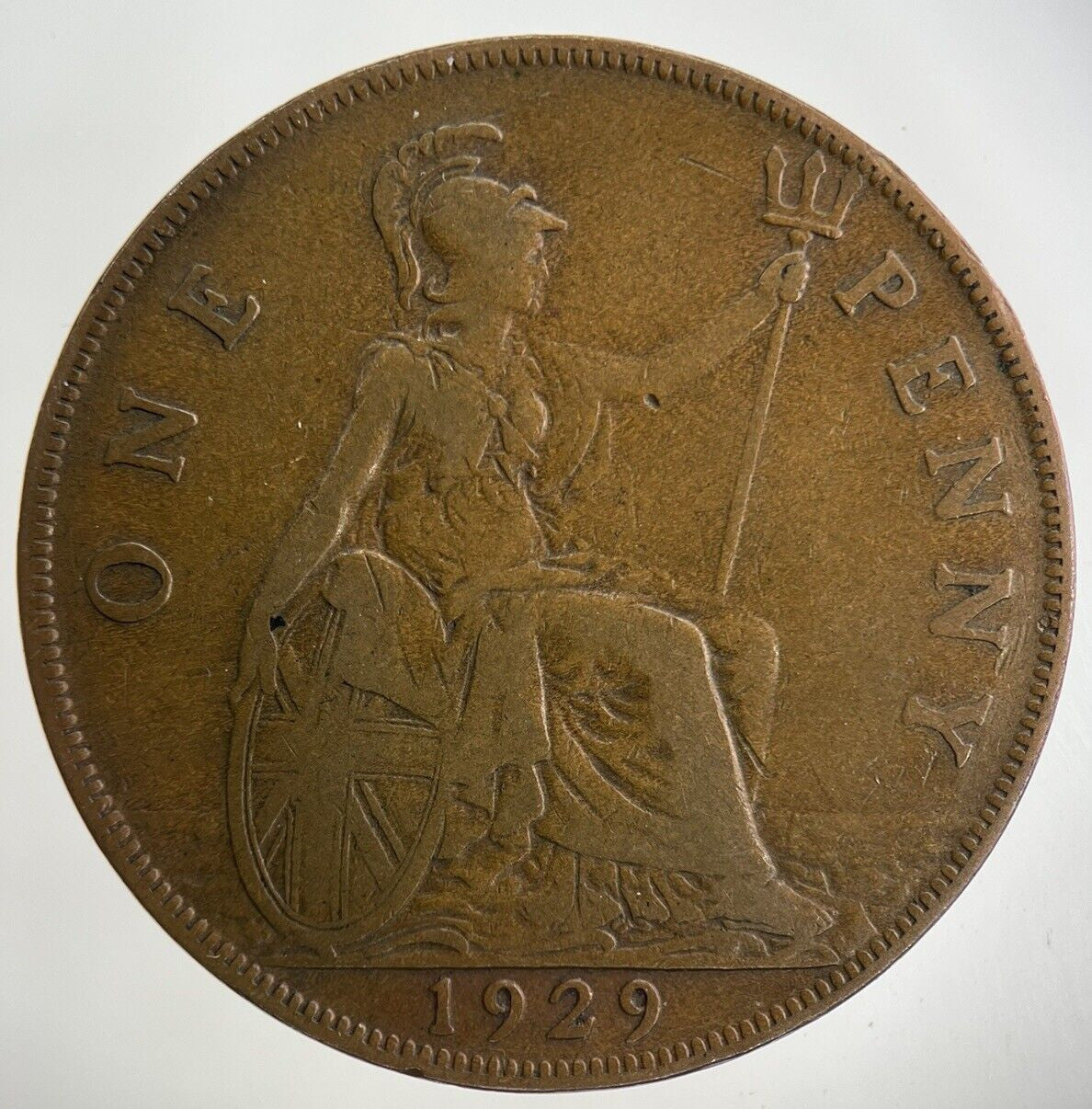 1929 George V One Penny Coin | Fine Collectable Grade