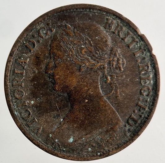 1865 Victoria Farthing Coin | Fine Collectable Grade | a5262