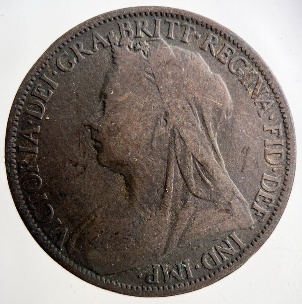 1900 Victoria One Penny Coin | Collectable Grade