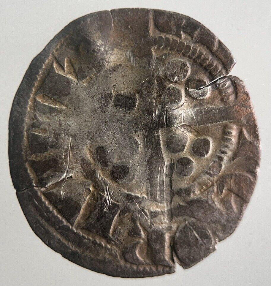 1272-1307 British Medieval Edward I 1st Penny Hammered Silver Coin | a4367