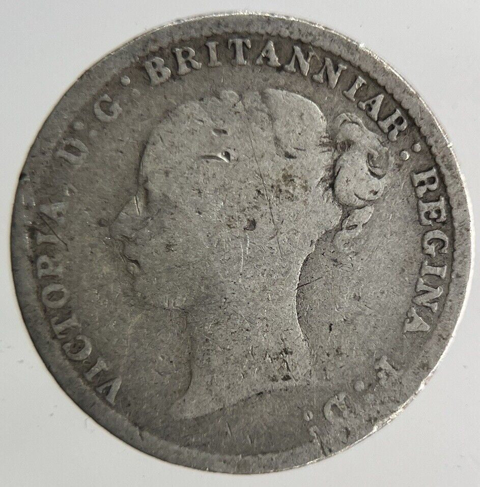 1883 Victoria Threepence Silver Coin | Collectable Grade