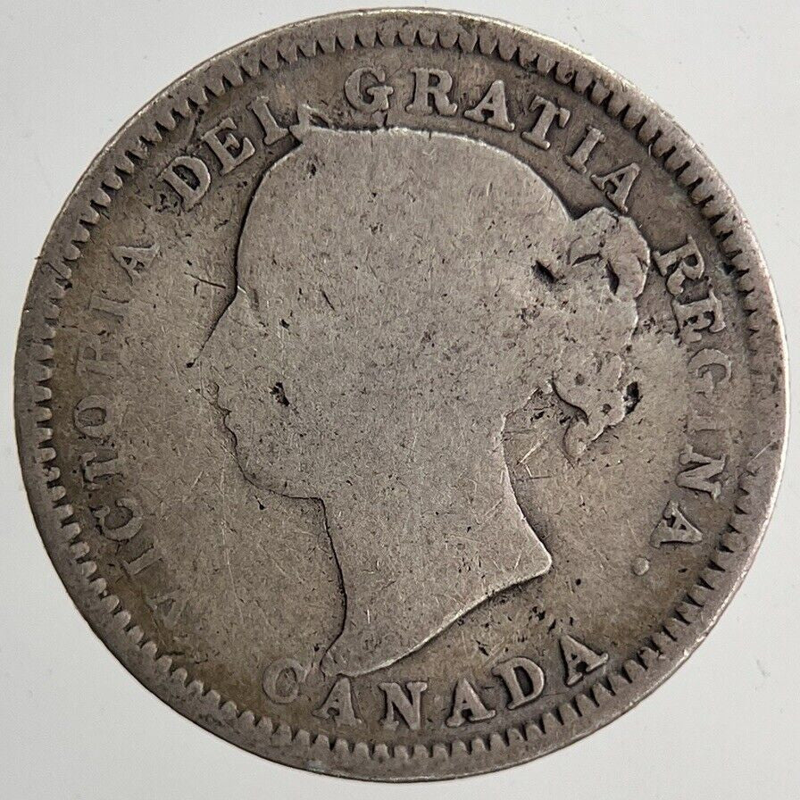 1888 Canada 10 Cents Silver Coin | Collectable Grade | a6505