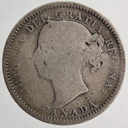 1888 Canada 10 Cents Silver Coin | Collectable Grade | a6505