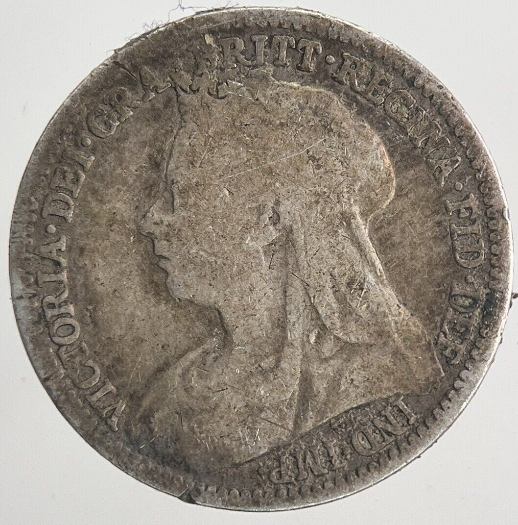 1899 Victoria Threepence Silver Coin | Collectable Grade | a6755