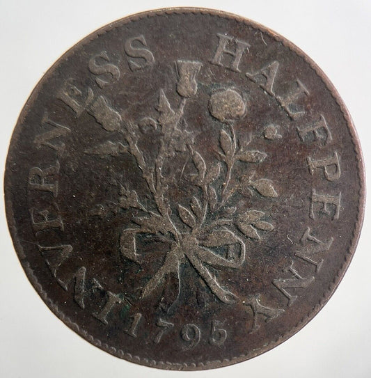 1795 Inverness Half-Penny Token | Collectable Grade