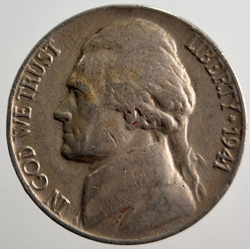 1941 US USA Nickel 5 Cents Coin | Collectable Grade | a3626