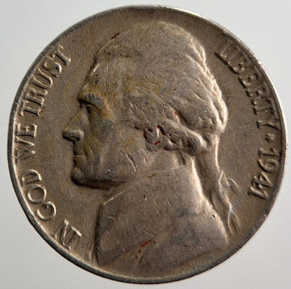 1941 US USA Nickel 5 Cents Coin | Collectable Grade | a3626