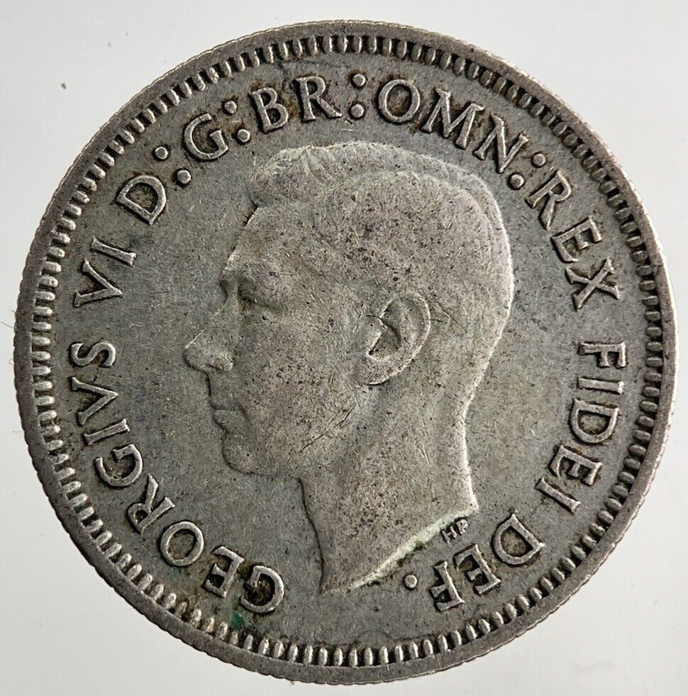1942 - D Australia Sixpence Silver Coin | Fine Collectable Grade