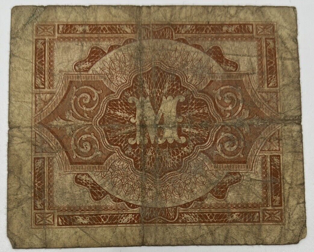 Old Vintage Germany 1/2 Half Mark Banknote | Collectable Grade