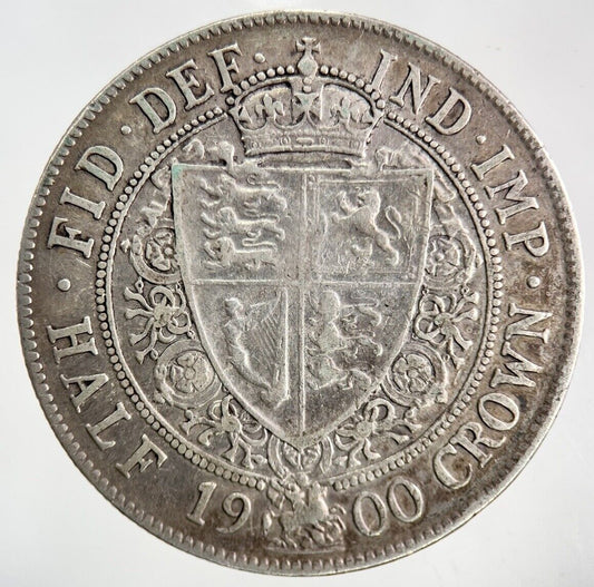 1900 Victoria Half-Crown Silver Coin | Fine Collectable Grade