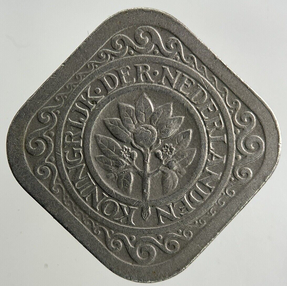1939 Netherlands 5 Cents Coin | Fine Collectable Grade