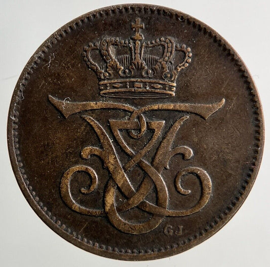 1909 Denmark 2 Ore Coin | Fine Collectable Grade