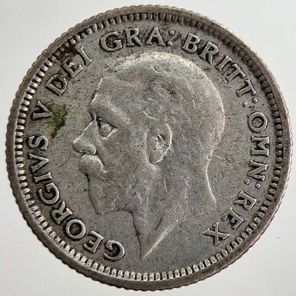 1926 George V Sixpence Silver Coin | Fine Collectable Grade | a8557