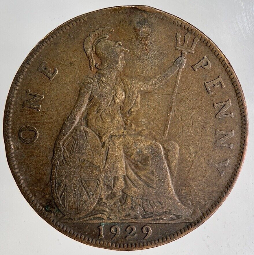 1929 George V One Penny Coin | Fine Collectable Grade