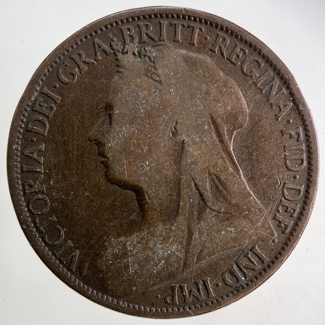 1895 Victoria One Penny Coin | Collectable Grade