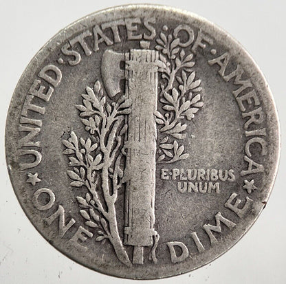 1937 US USA Mercury Dime Silver Coin | Collectable Grade | a7822