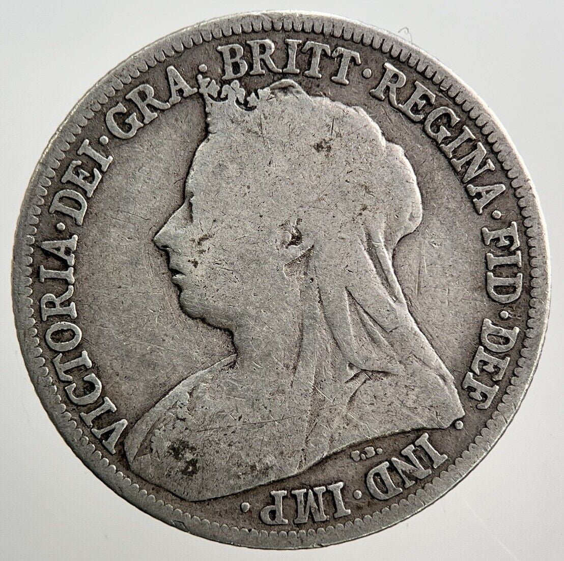 1896 Victoria Shilling Silver Coin | Collectable Grade | a2103